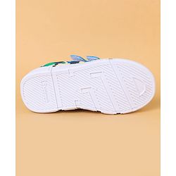 Cute Walk by Babyhug Casual Shoes With Velcro Closure & Camouflage Design - Navy Blue