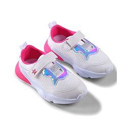 Cute Walk by Babyhug Velcro Closure Sneakers - White