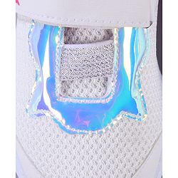 Cute Walk by Babyhug Velcro Closure Sneakers - White