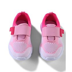 Cute Walk by Babyhug Velcro Closure Sneakers - Pink