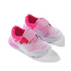 Cute Walk by Babyhug Velcro Closure Sneakers - Pink