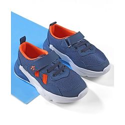 Cute Walk by Babyhug Velcro Closure Sneakers - Navy Blue