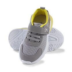 Cute Walk by Babyhug Velcro Closure Sneakers - Grey