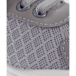 Cute Walk by Babyhug Velcro Closure Sneakers - Grey