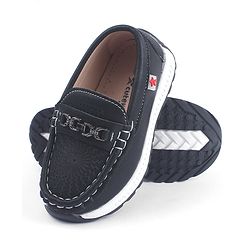 Cute Walk by Babyhug Slip On Solid Coloured Loafers - Tan