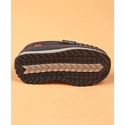 Cute Walk By Babyhug Slip On Loafers With Stitch Detailing - Navy Blue