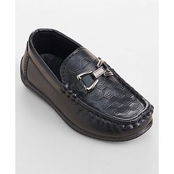 Cute Walk by Babyhug Loafer With Textured Design - Brown