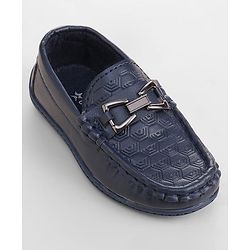 Cute Walk by Babyhug Loafer With Textured Design - Brown
