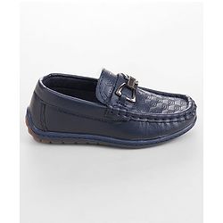 Cute Walk by Babyhug Loafer With Textured Design - Brown