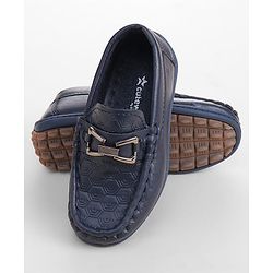 Cute Walk by Babyhug Loafer With Textured Design - Brown