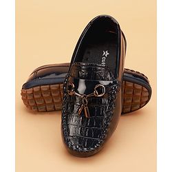 Cute Walk by Babyhug Slip On Solid Loafers - Brown