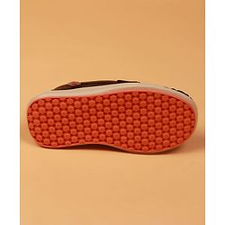Cute Walk by Babyhug Slip On Solid Coloured Loafers With Applique - Navy Blue