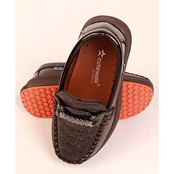 Cute Walk by Babyhug Formal & Party Wear Loafer Shoes - Brown