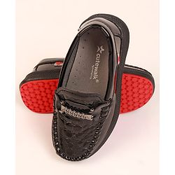 Cute Walk by Babyhug Formal & Party Wear Loafer Shoes - Brown