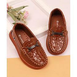 Cute Walk by Babyhug Formal & Party Wear Loafer Shoes - Brown