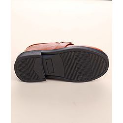 Cute Walk by Babyhug Slip On Solid Coloured Loafers - Black