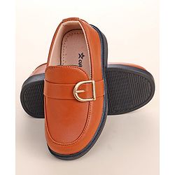 Cute Walk by Babyhug Slip On Solid Coloured Loafers - Black