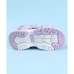 Cute Walk by Babyhug Velcro Closure Sandals With Arrow Applique - Purple