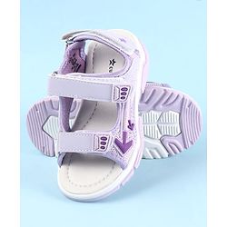Cute Walk by Babyhug Velcro Closure Sandals With Arrow Applique - Purple