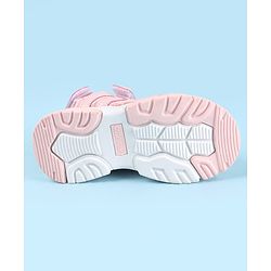 Cute Walk by Babyhug Velcro Closure Sandals With Arrow Applique - Purple