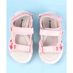Cute Walk by Babyhug Velcro Closure Sandals With Arrow Applique - Purple