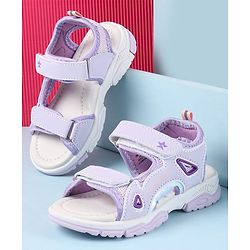 Cute Walk by Babyhug Velcro Closure Sandals - Purple