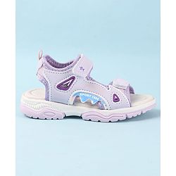 Cute Walk by Babyhug Velcro Closure Sandals - Purple