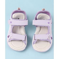 Cute Walk by Babyhug Velcro Closure Sandals - Purple