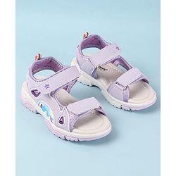 Cute Walk by Babyhug Velcro Closure Sandals - Purple