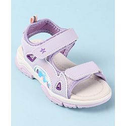 Cute Walk by Babyhug Velcro Closure Sandals - Purple