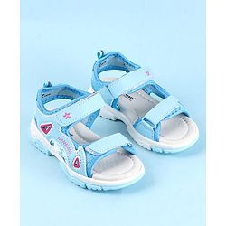 Cute Walk by Babyhug Velcro Closure Sandals - Purple