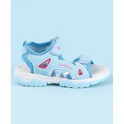 Cute Walk by Babyhug Velcro Closure Sandals - Purple