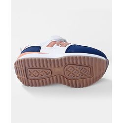 Cute Walk by Babyhug Velcro Closure Sneaker With Lace Detailing - White