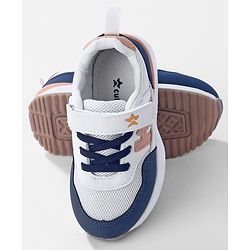 Cute Walk by Babyhug Velcro Closure Sneaker With Lace Detailing - White