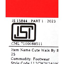 Cute Walk by Babyhug Velcro Closure Sneakers with Stripes - White