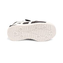 Cute Walk by Babyhug Velcro Closure Sneakers with Stripes - White