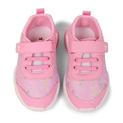 Cute Walk by Babyhug Velcro Closure Sneaker Shoes With Star Print - Pink