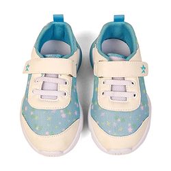Cute Walk by Babyhug Velcro Closure Sneaker Shoes With Star Print - Pink