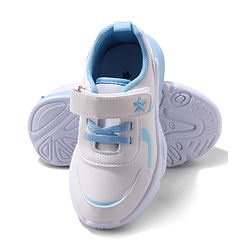 Cute Walk by Babyhug Sneaker Shoes with Velcro Closure - Blue & White