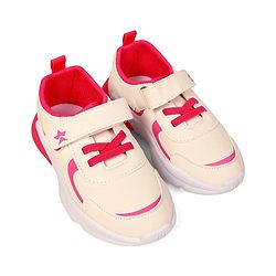 Cute Walk by Babyhug Sneaker Shoes with Velcro Closure - Blue & White