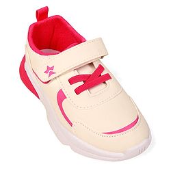 Cute Walk by Babyhug Sneaker Shoes with Velcro Closure - Blue & White