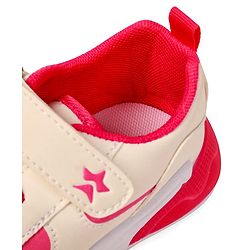 Cute Walk by Babyhug Sneaker Shoes with Velcro Closure - Blue & White