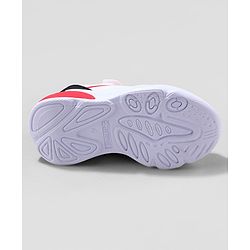 Cute Walk by Babyhug Sneaker Shoes with Velcro Closure - Red & White