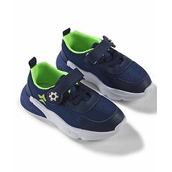 Cute Walk by Babyhug Velcro Closure Sneakers - Navy Blue
