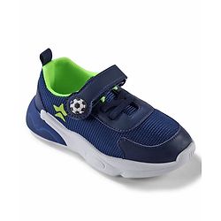 Cute Walk by Babyhug Velcro Closure Sneakers - Navy Blue