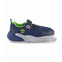 Cute Walk by Babyhug Velcro Closure Sneakers - Navy Blue