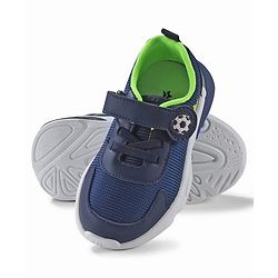 Cute Walk by Babyhug Velcro Closure Sneakers - Navy Blue