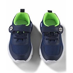 Cute Walk by Babyhug Velcro Closure Sneakers - Navy Blue