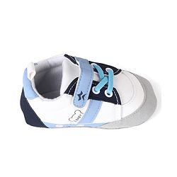 Cute Walk by Babyhug Booties with Velcro Closure & Lace Detailing - White & Pink