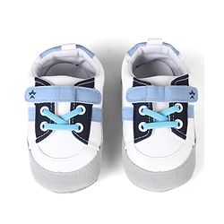 Cute Walk by Babyhug Booties with Velcro Closure & Lace Detailing - White & Pink